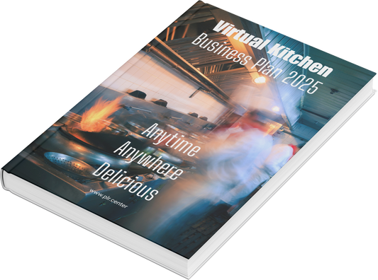 Virtual Kitchen Business Plan | Small Business Planner | Start Up Workbook | Side Hustle Planner | Canva Template | Free Delivery Now!